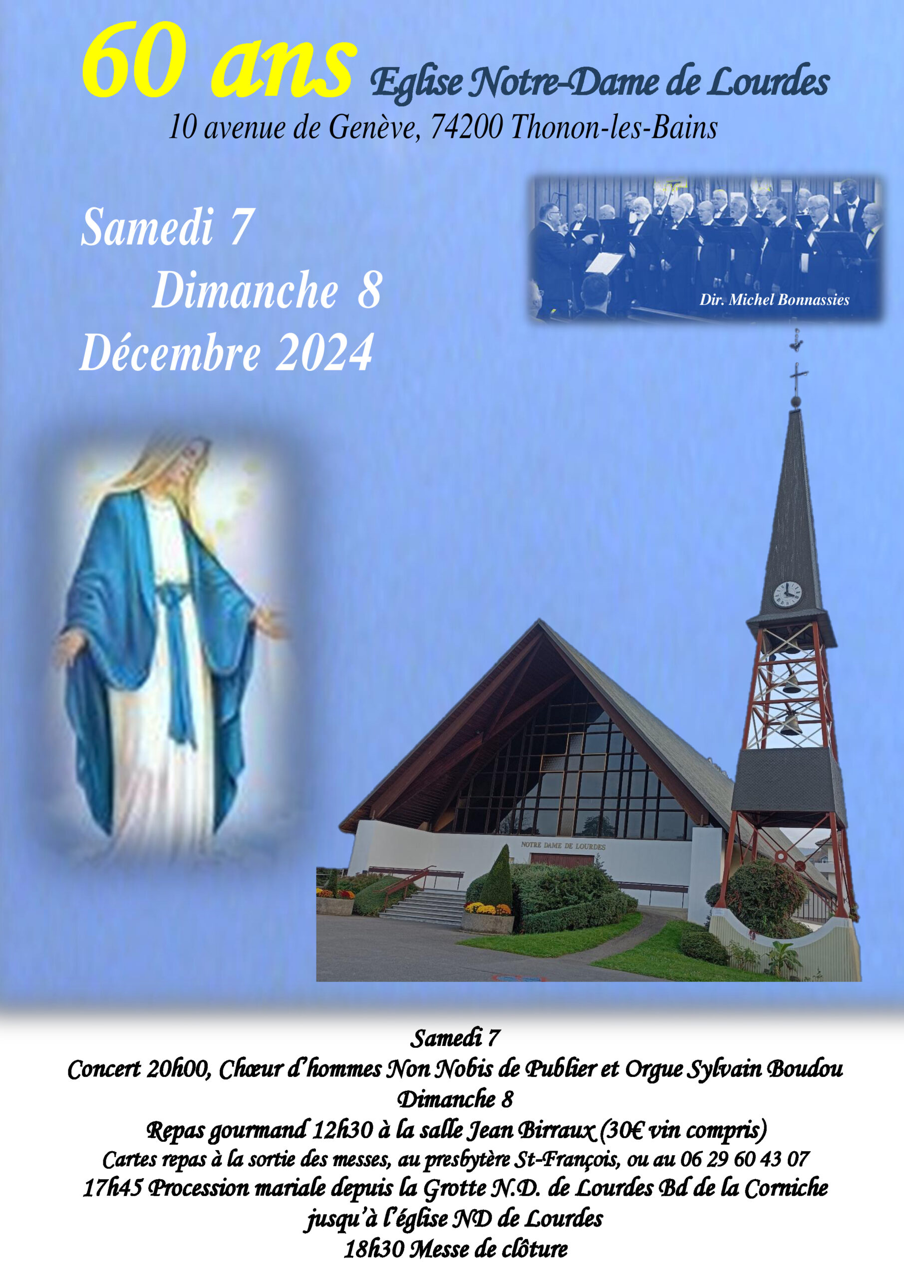 Notre Dame de Lourdes pour Non Nobis