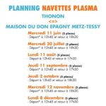 DON DE PLASMA  A  EPAGNY Mise à disposition d\'une NAVETTE  gratuite pour les donneurs