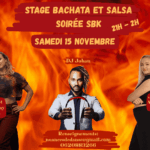Stage Bachata et Salsa puis Soirée Salsa-Bachata-kizomba