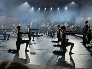 les danseuses en vert sombre