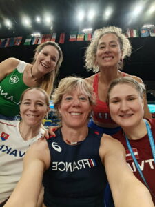 Alison Irlandaise W45- Barbara Chilienne W50- Zuzana Slovaque W50-Elina Lituanienne W45