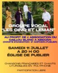 Concert " Les Cinq et Léman "