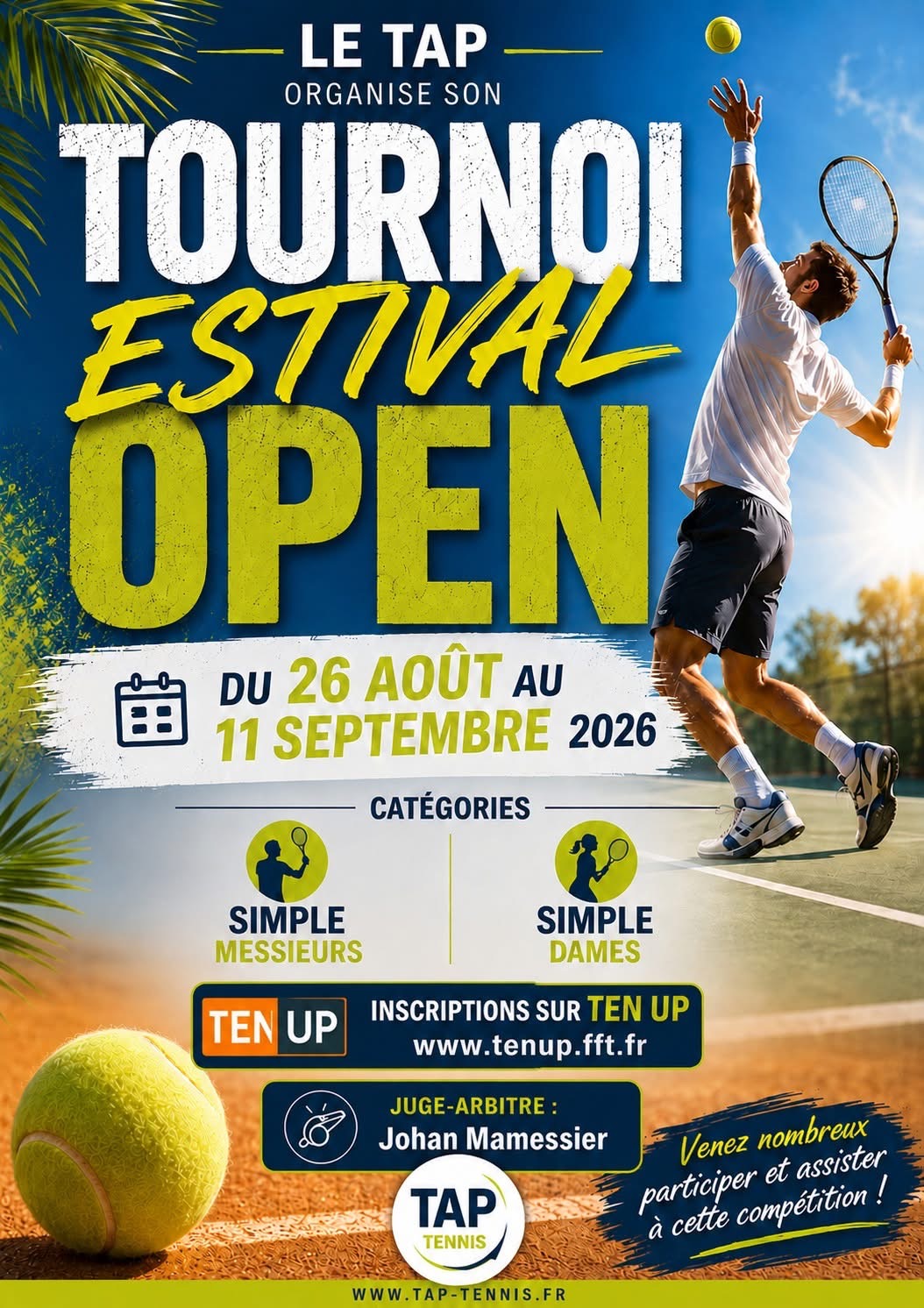TOURNOI ESTIVAL DU TAP